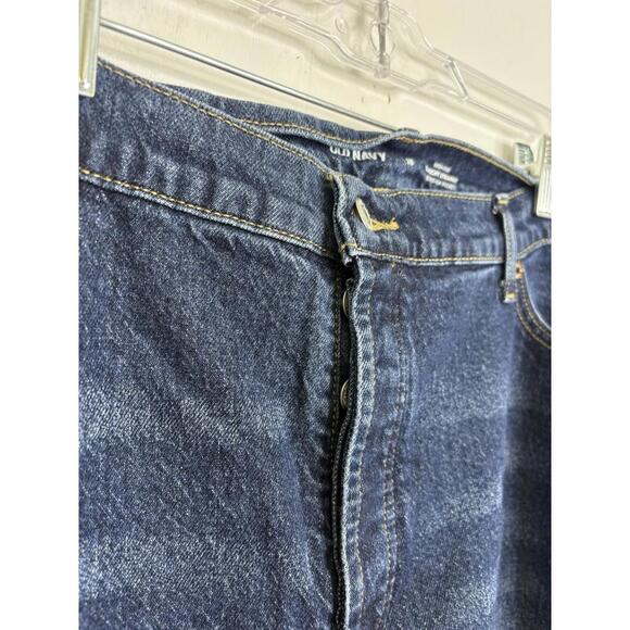 Old Navy Jeans Womens 18 High Rise Slouchy Straight Leg Modest Ankle Denim - Picture 8 of 9